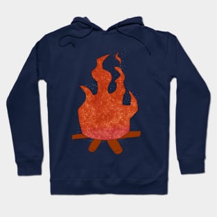 Red Starry Flame Hoodie